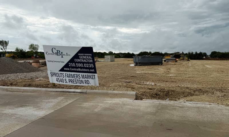 Sprouts Farmers Market is in the Ground at Preston Crossroads